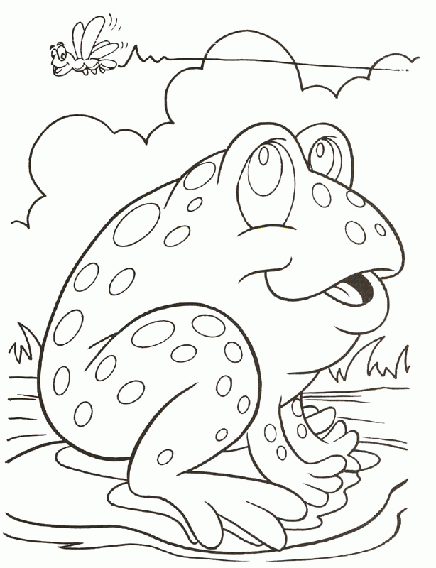 Frogs-coloring-15 | Free Coloring Page Site