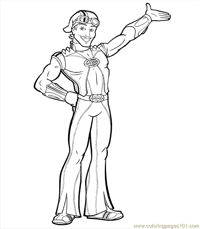 Coloring Pages Lazytown 011 (Cartoons > Others) - free printable