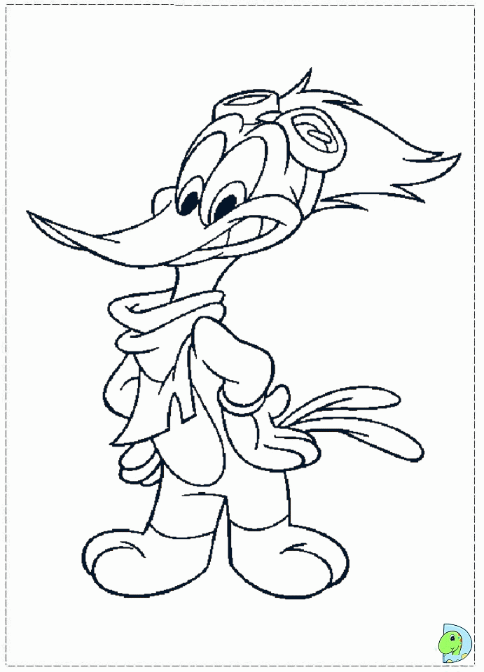 Woody Woodpecker Coloring page- DinoKids.