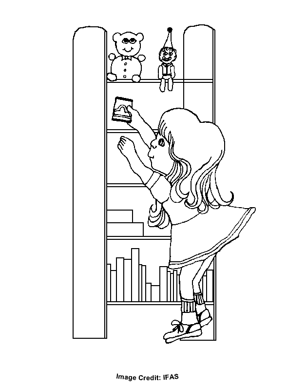 shelf Colouring Pages (page 2)