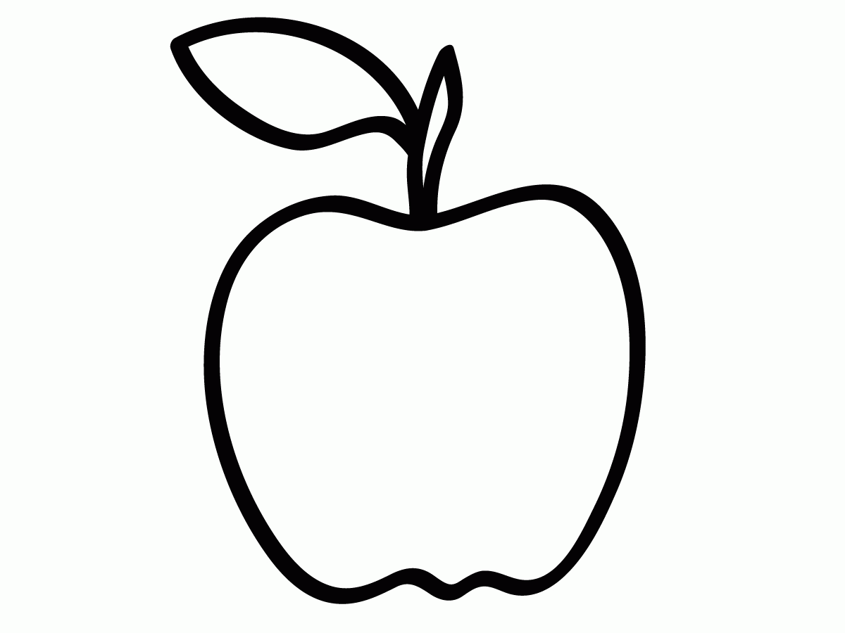 Printable Apple Coloring Pages Kids - Colorine.net | #25285