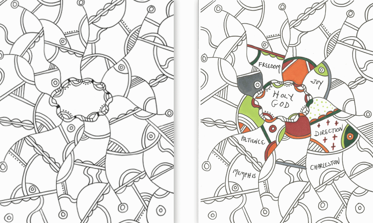 Praying in Color Coloring Pages | Praying in Color
