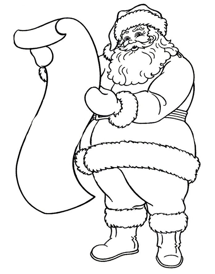Santa Claus Drawings Santa Clause Images for Drawing Coloring in ...