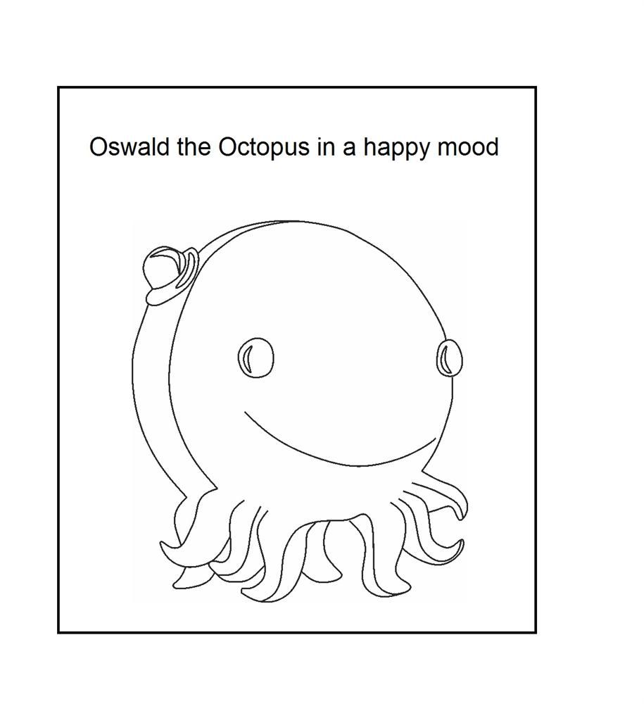 Henry The Octopus Coloring Pages - Coloring Page