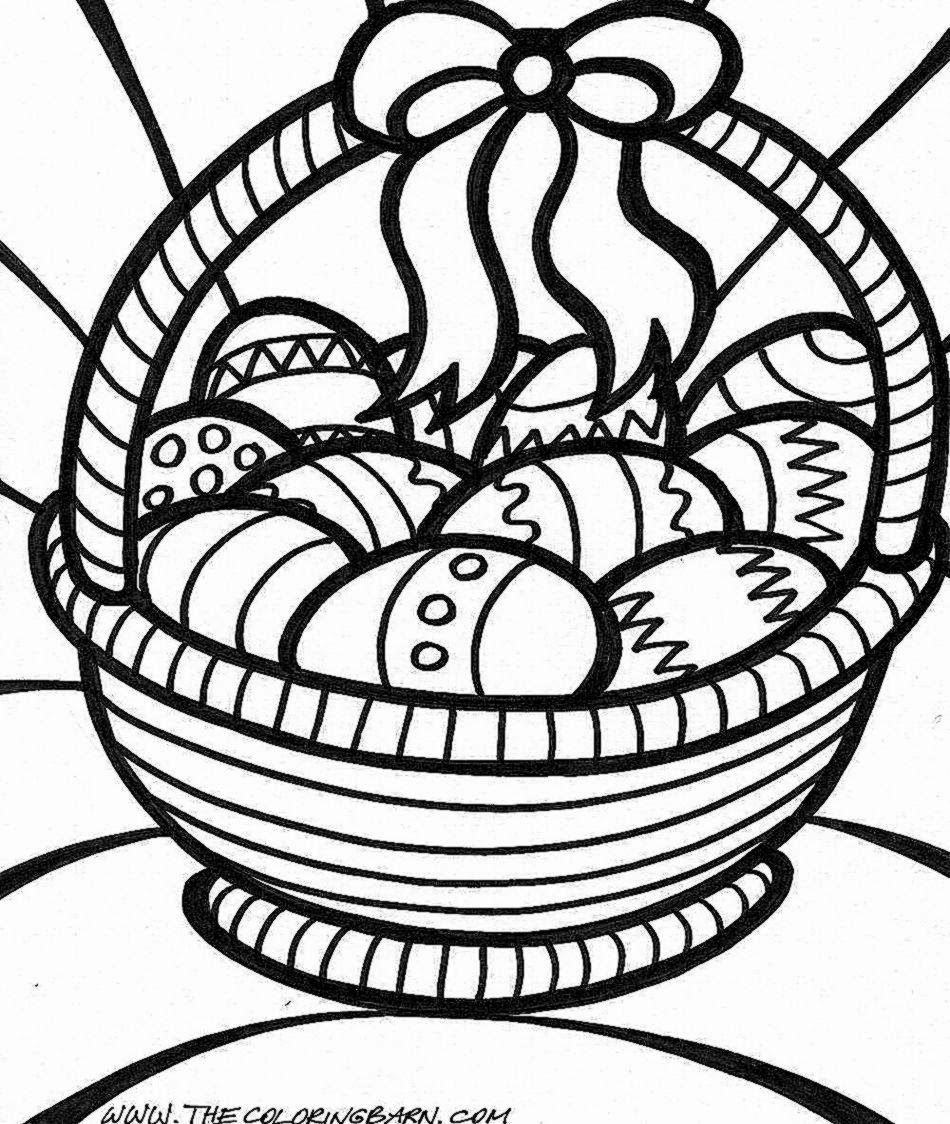 Easter Coloring Pages To Print | Free Coloring Sheet