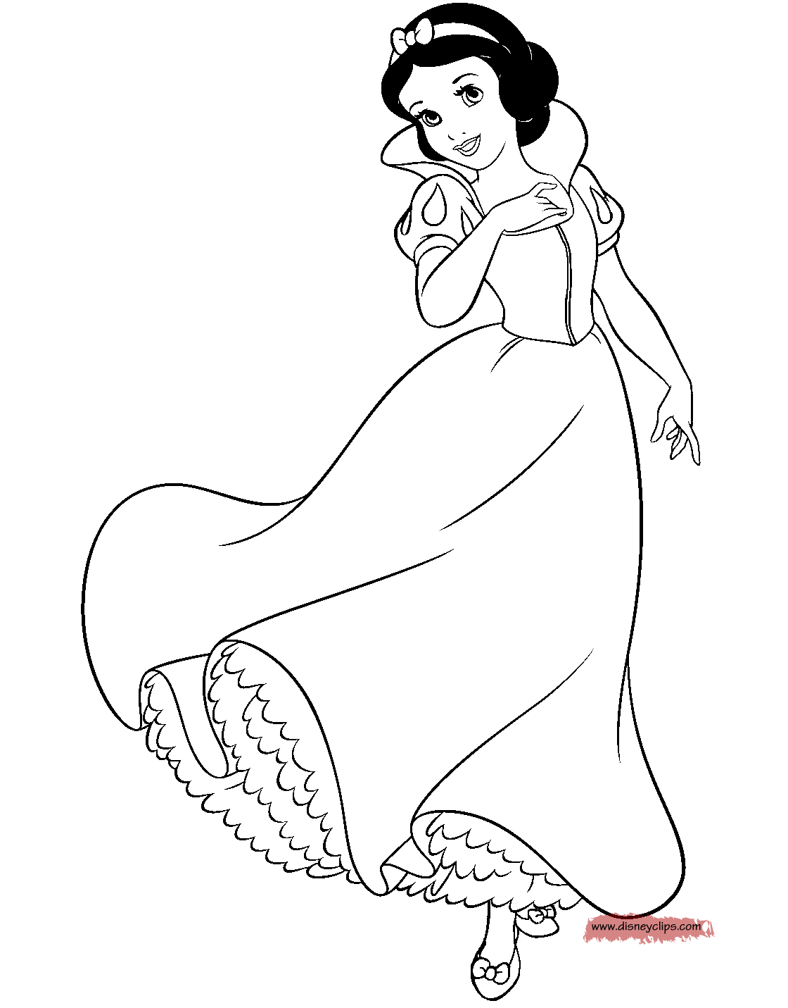 Disney Snow White Printable Coloring Pages 2 | Disney Coloring Book