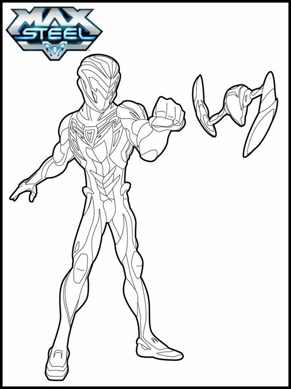 Max Steel Coloring Pages 25