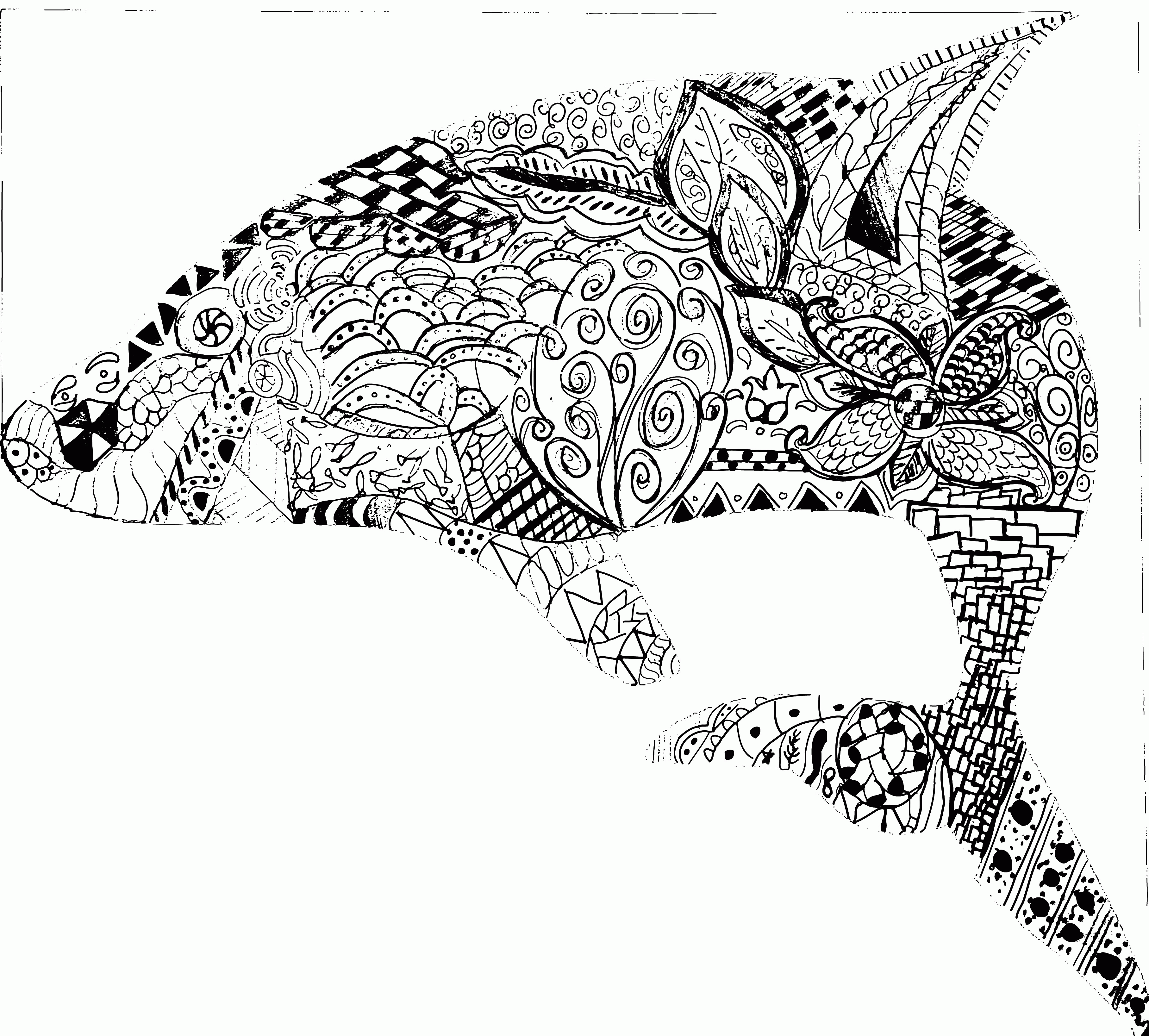 12 Pics of Hard Pattern Coloring Page Animals - Cool Adult ...