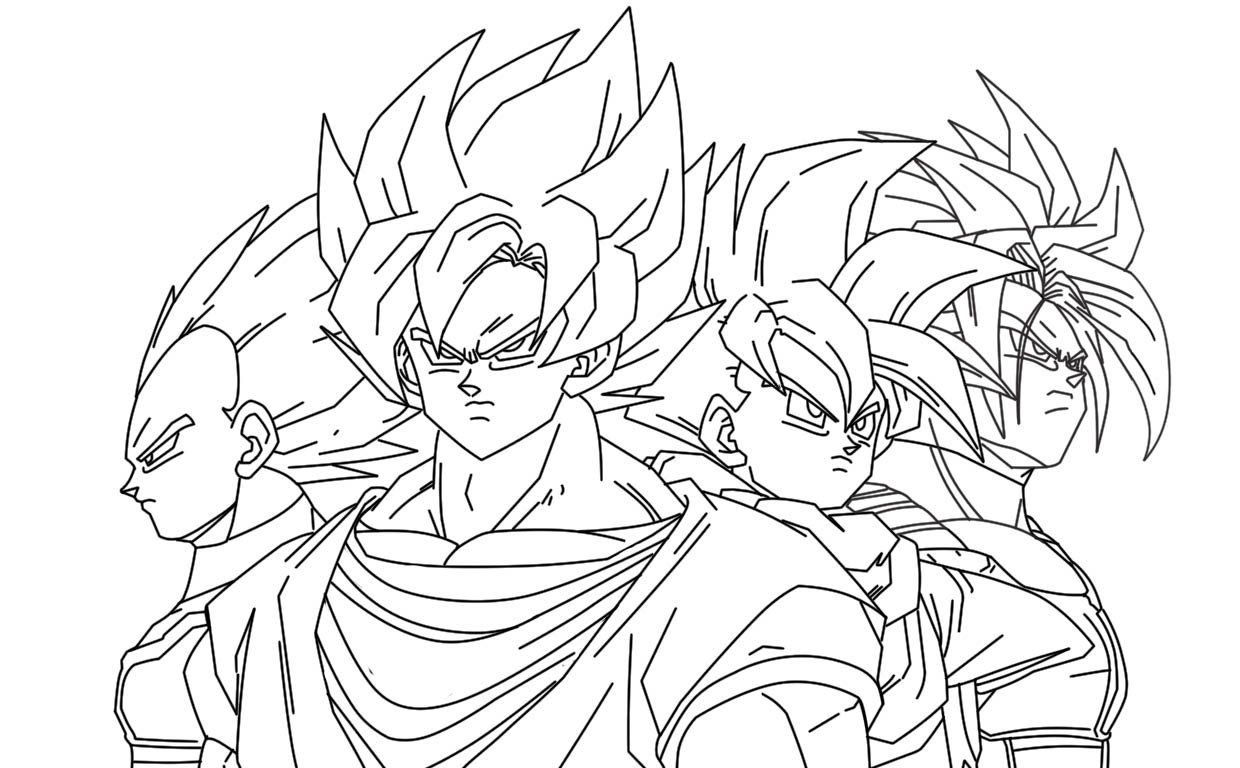 gohan coloring pages - High Quality Coloring Pages