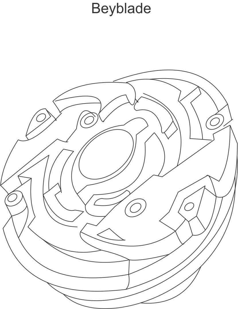 Free Printable Beyblade Coloring Pages For Kids