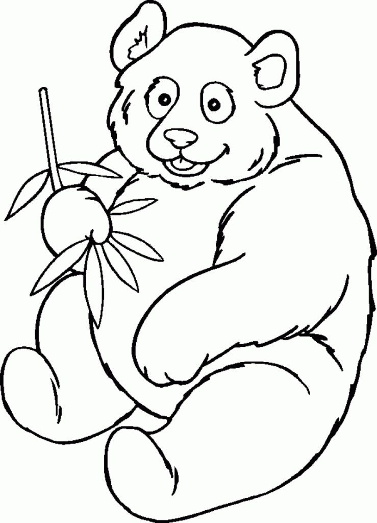 Coloring Pages A Panda Bear - HD Printable Coloring Pages