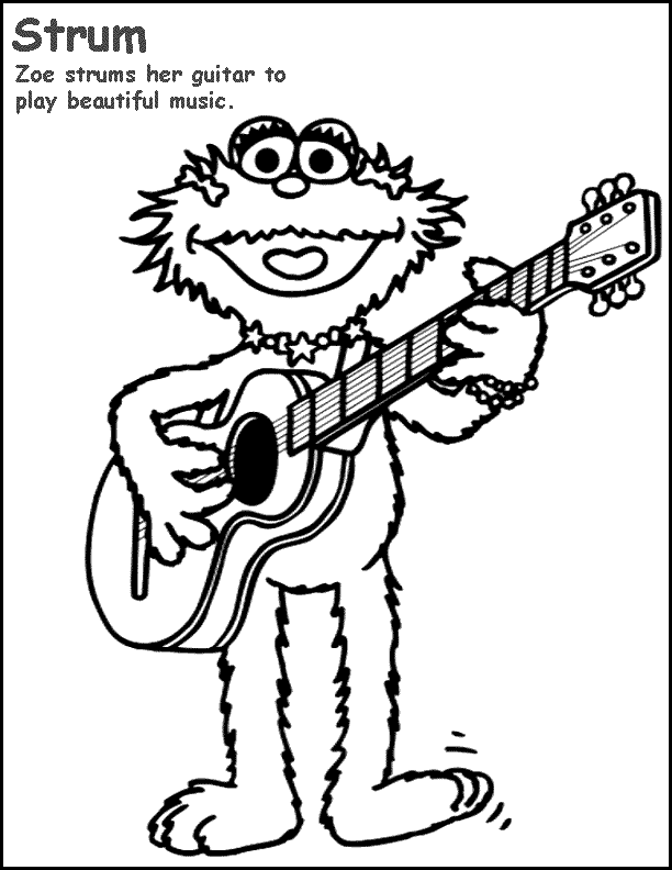 Sesame Street Coloring Pages (18 of 24)