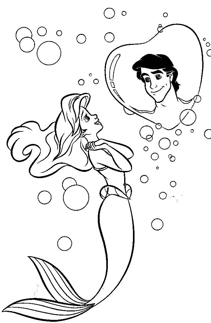 Ariel Coloring Pages 2 | Coloring Pages To Print