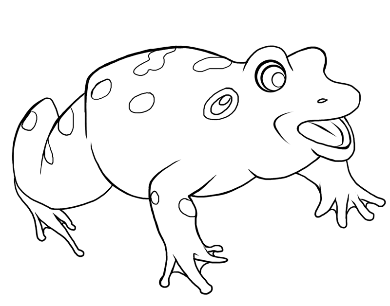 Frog Coloring Pages - Free Coloring Pages For KidsFree Coloring