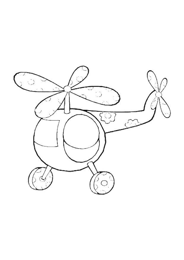 Coloring page helicopter toy - img 10592.