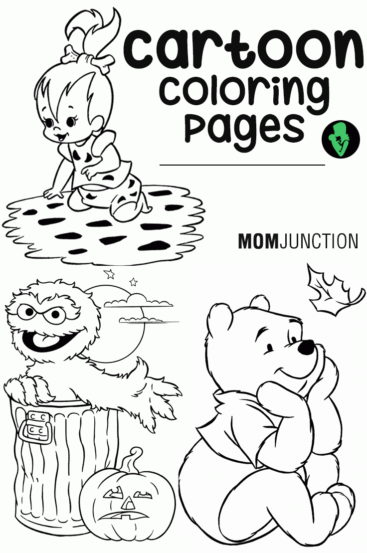 Cartoon Coloring Pages : 15 Free Printable Sheets for Kids