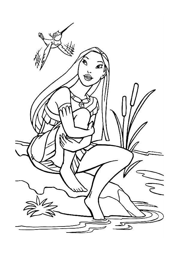 Free Printable Pocahontas Coloring Pages For Kids | Cartoon ...