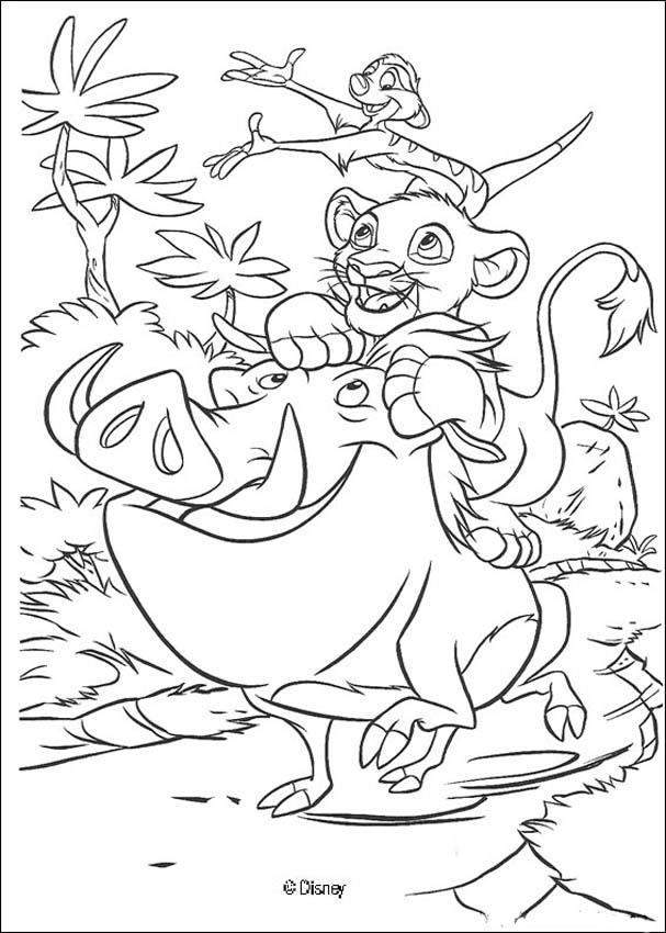 Lion King Coloring Pages Free - Coloring Page
