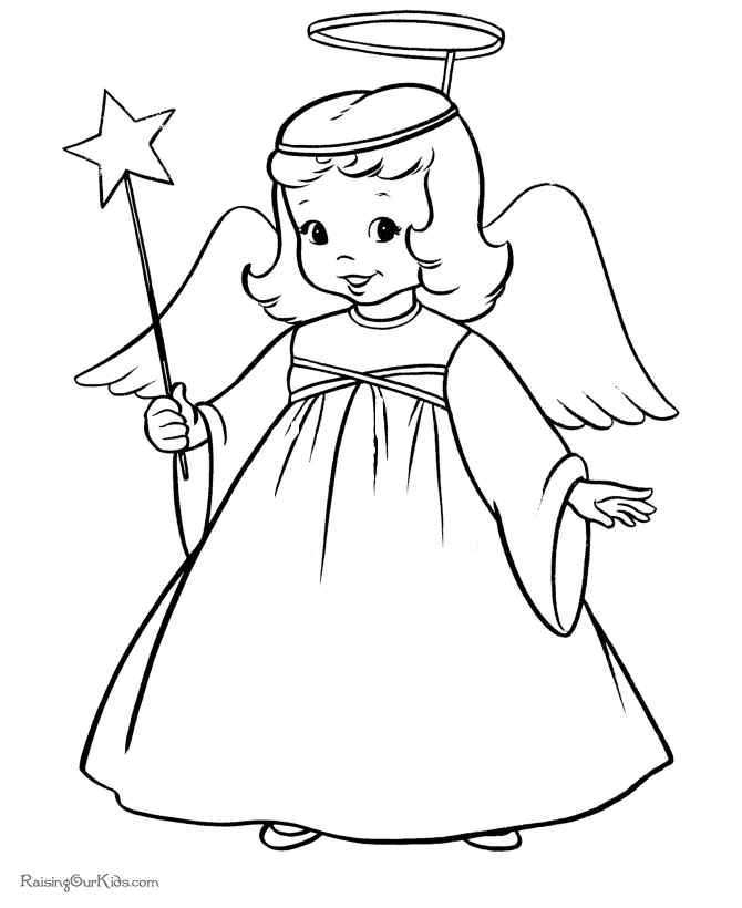 Christian Coloring Pages - The Christmas Story