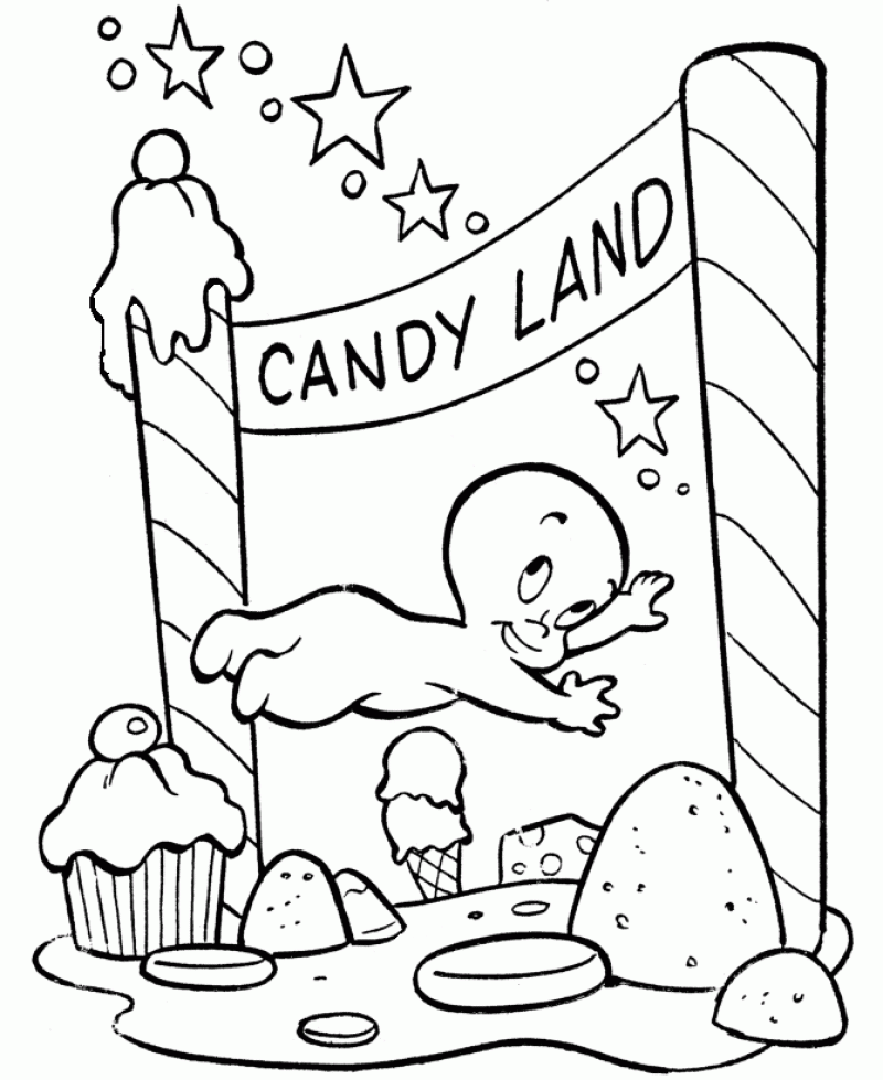 Candyland Printable Coloring Pages - HD Printable Coloring Pages