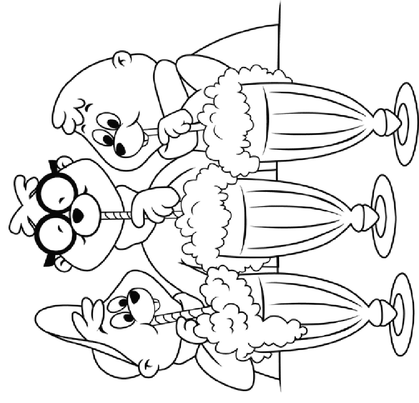 Alvin and the Chipmunks Coloring Pages 8 | Free Printable Coloring