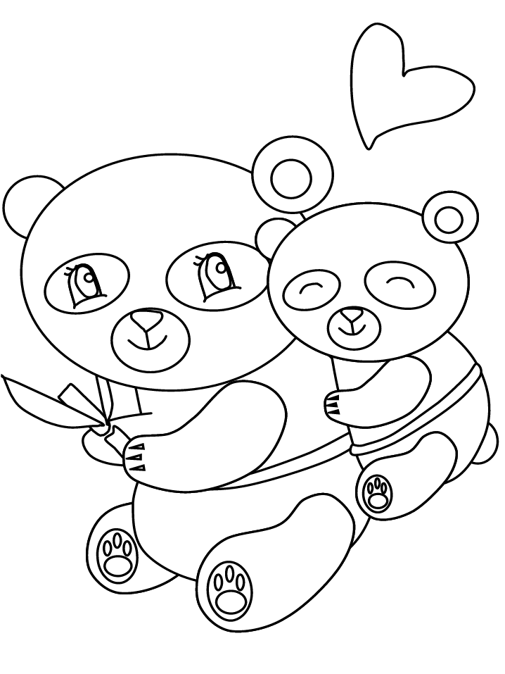 baby panda coloring pages | Coloring Picture HD For Kids | Fransus