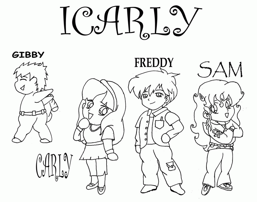 Icarly Coloring Pages | Coloring Pages