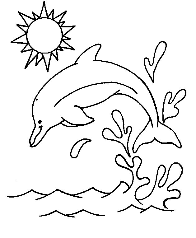 Dolphins Coloring Pages | ColoringMates.