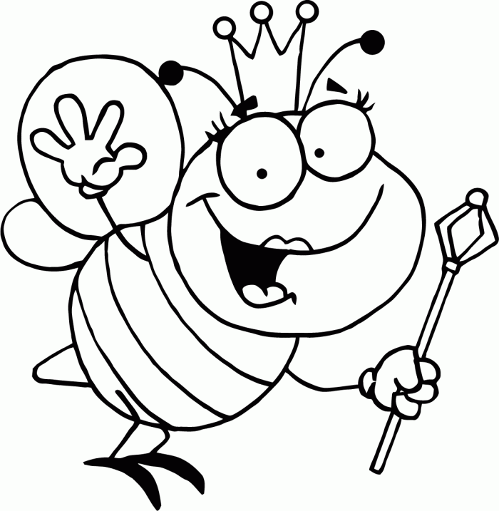Bumble Bee Coloring Pages For Kids | 99coloring.com