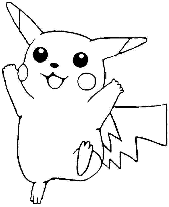 Free Cartoon Pokemon Coloring Sheets For Kindergarten 23740#