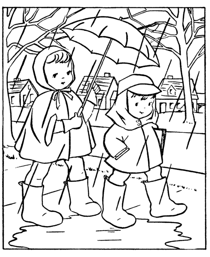 Seasons Coloring Pages | Coloring Pages