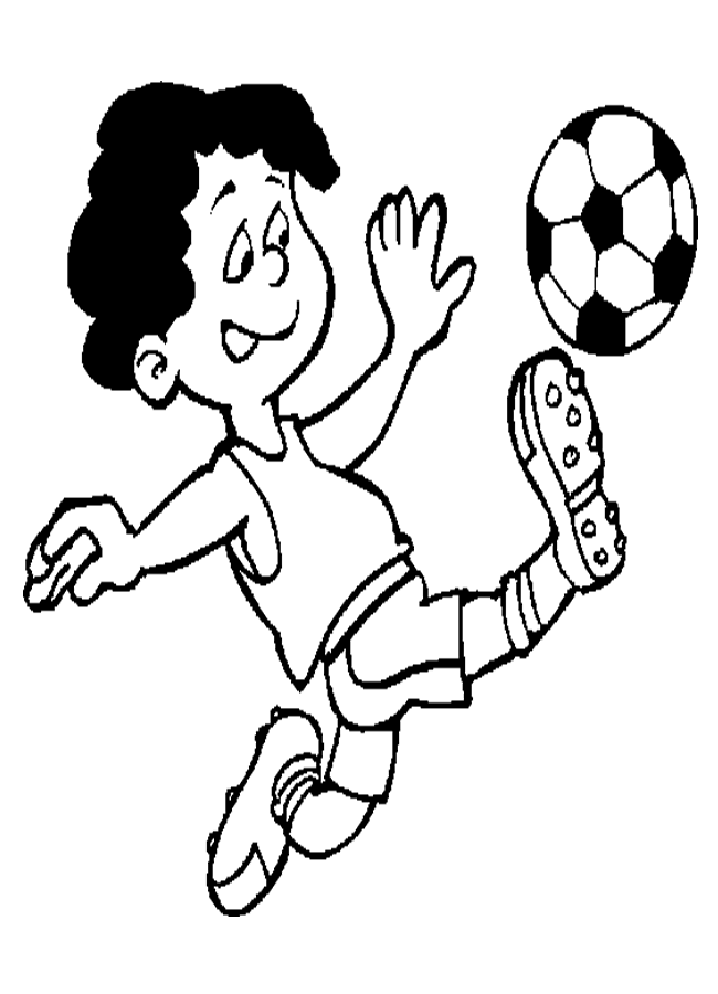 Soccer Coloring Pages (5) - Coloring Kids