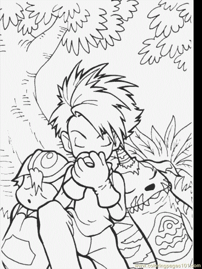 Didimon Cody Colouring Pages