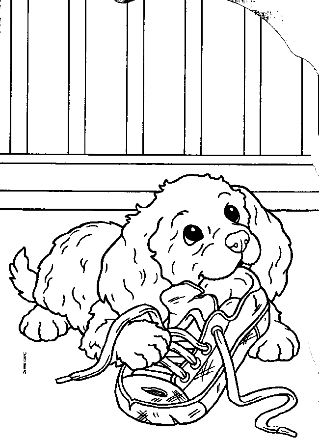 Coloring Pages Of Puppies - Free Printable Coloring Pages | Free
