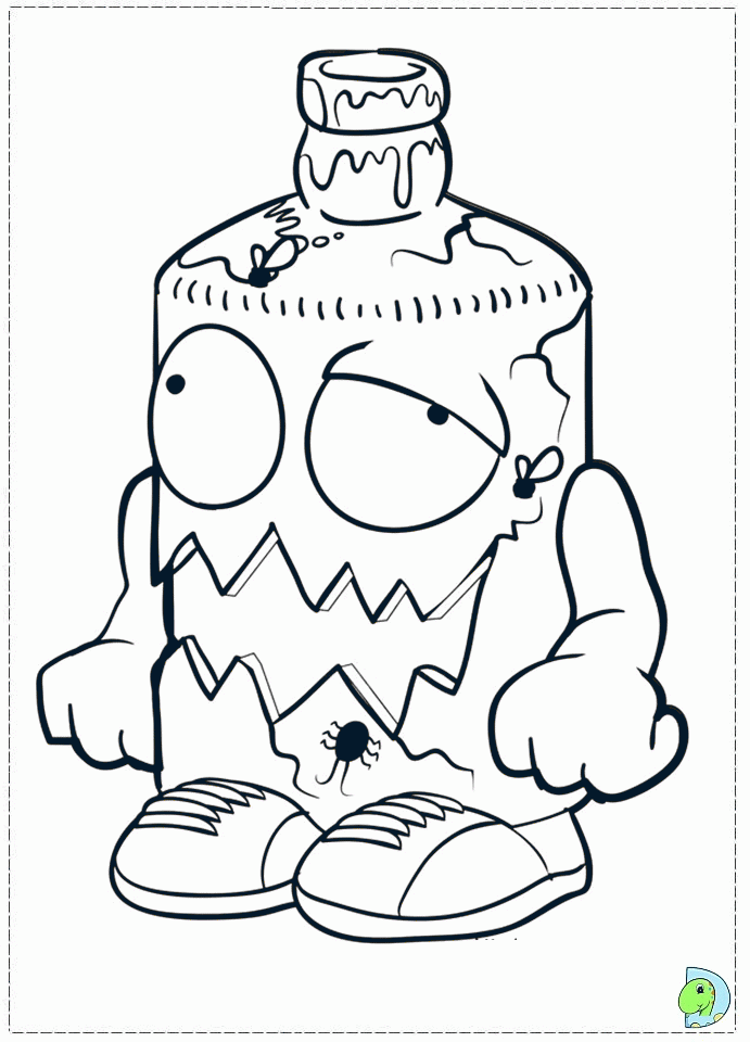 The Trash Pack Coloring Pages : The Trash Pack Coloring Pages