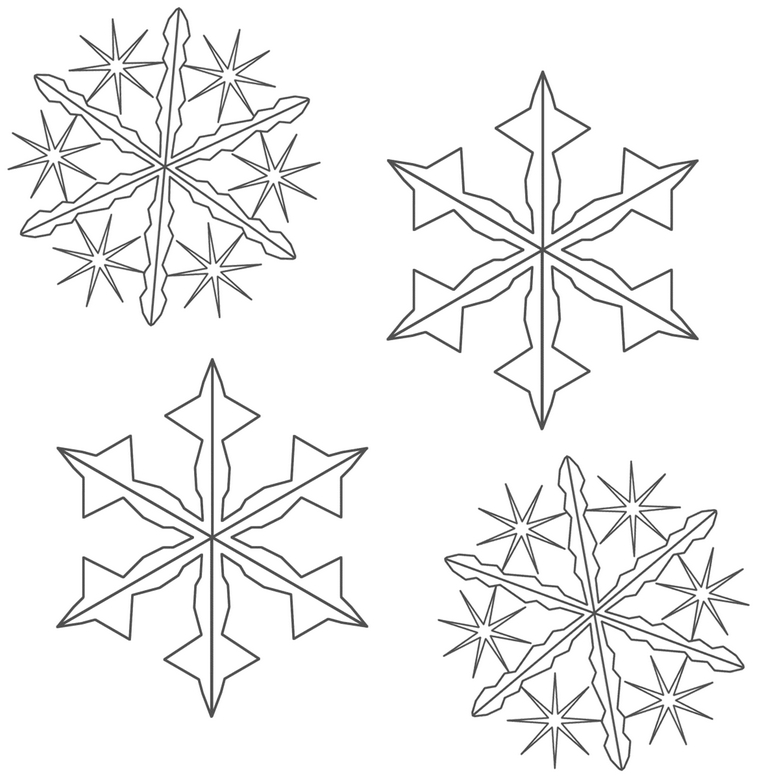 Printable winter-snowflakes 