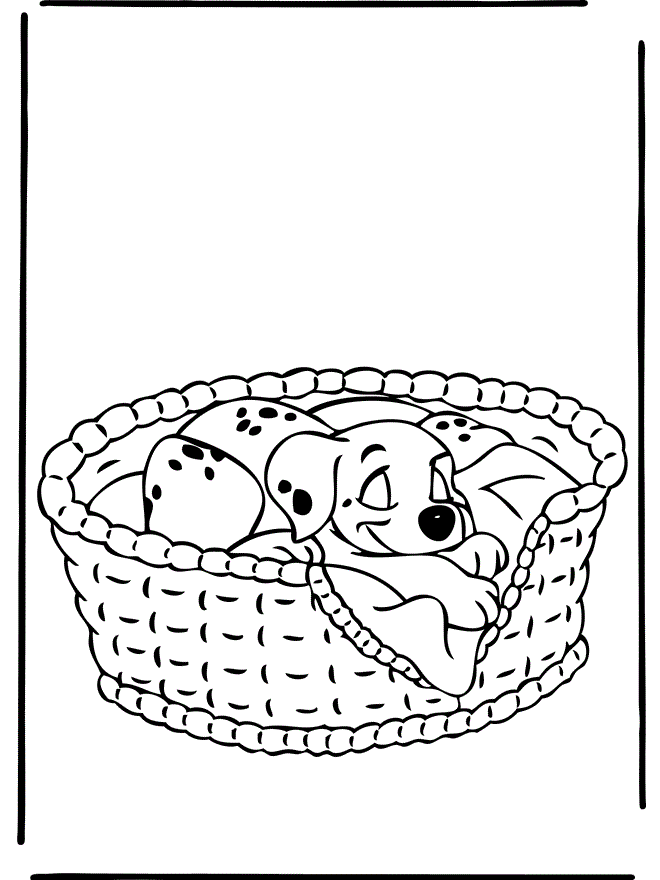 101 Dalmatian Coloring Page | Kids Coloring Page