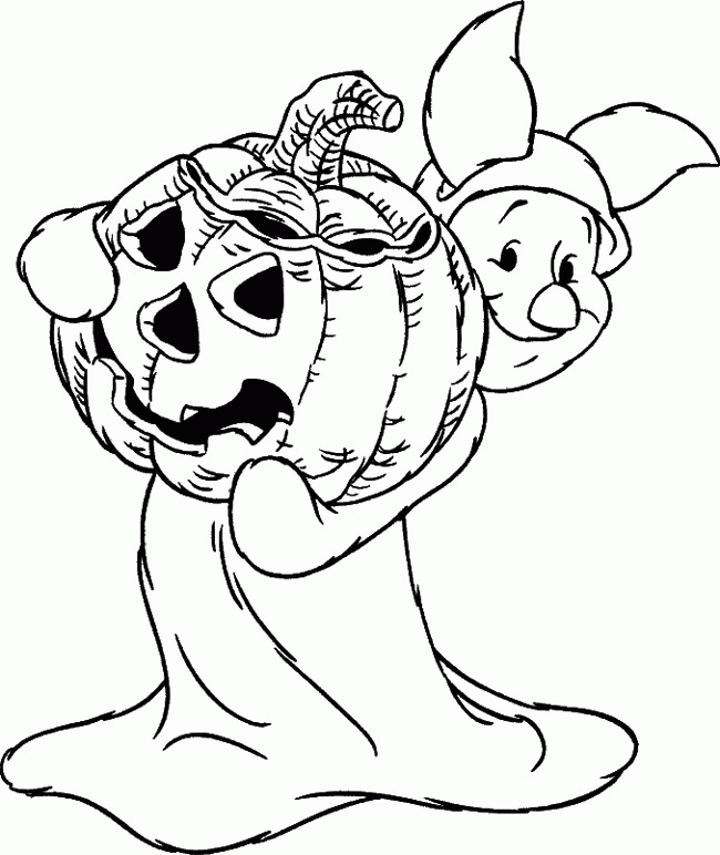 Halloween-Piglet-coloring-page costumes --- Coloring pictures