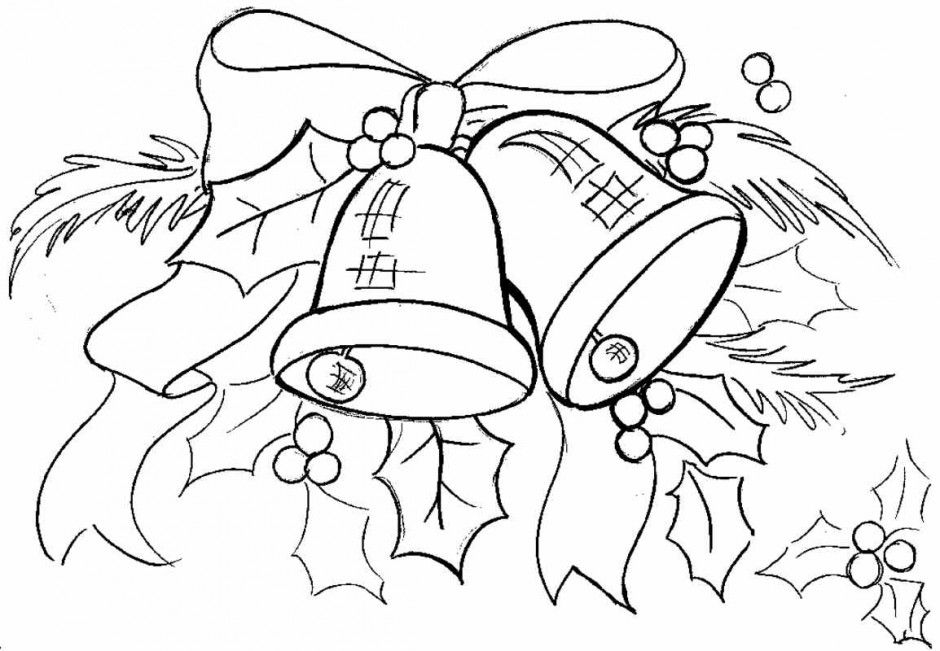 Christmas Bells Coloring Pages Printable Id 31596 Uncategorized