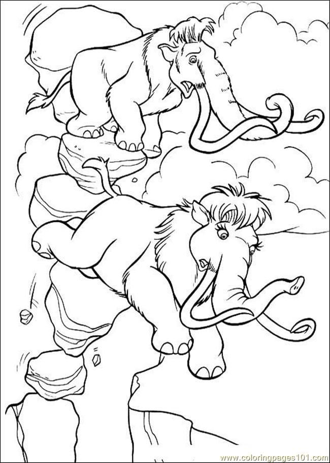 Coloring Pages Ice Age 09 (Cartoons > Ice Age) - free printable