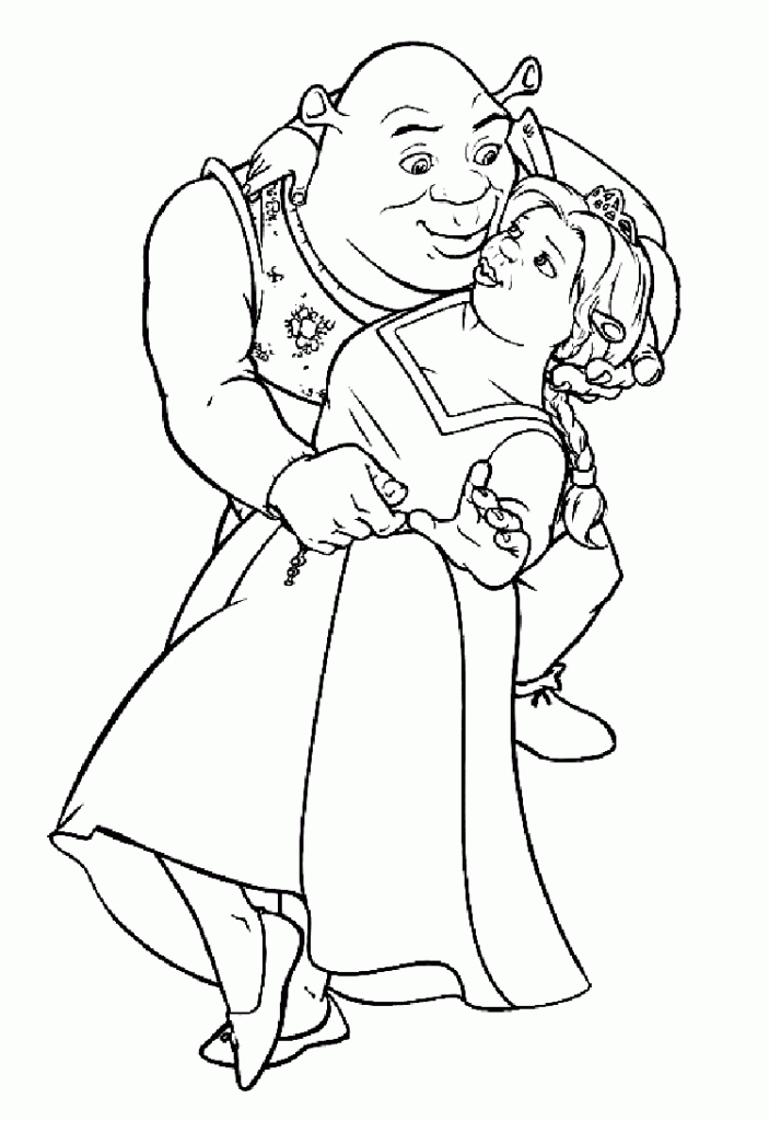 Printable Shrek Coloring Pages | Coloring Pages