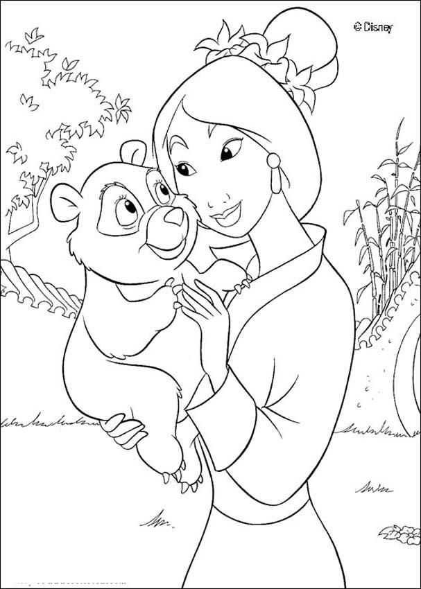 mulan disney Colouring Pages (page 2)