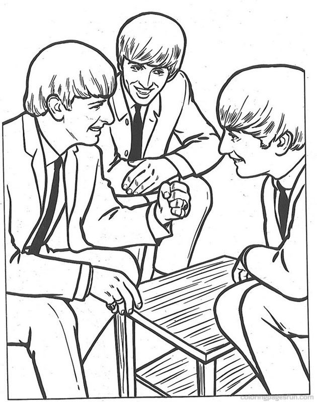 Beatles Coloring Pages 3 | Free Printable Coloring Pages