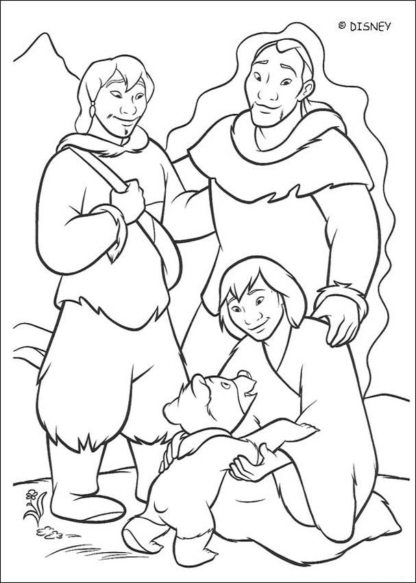 Brother Bear coloring book pages : 44 free Disney printables for