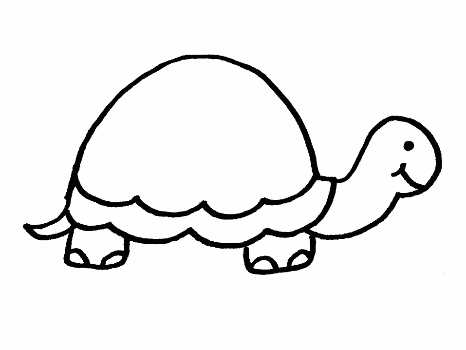 simple Turtle coloring pages for kids | Coloring Pages