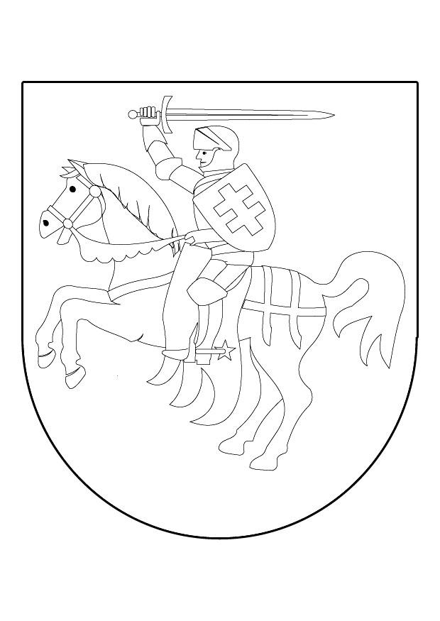 Coloring page coat of arms - img 9839.