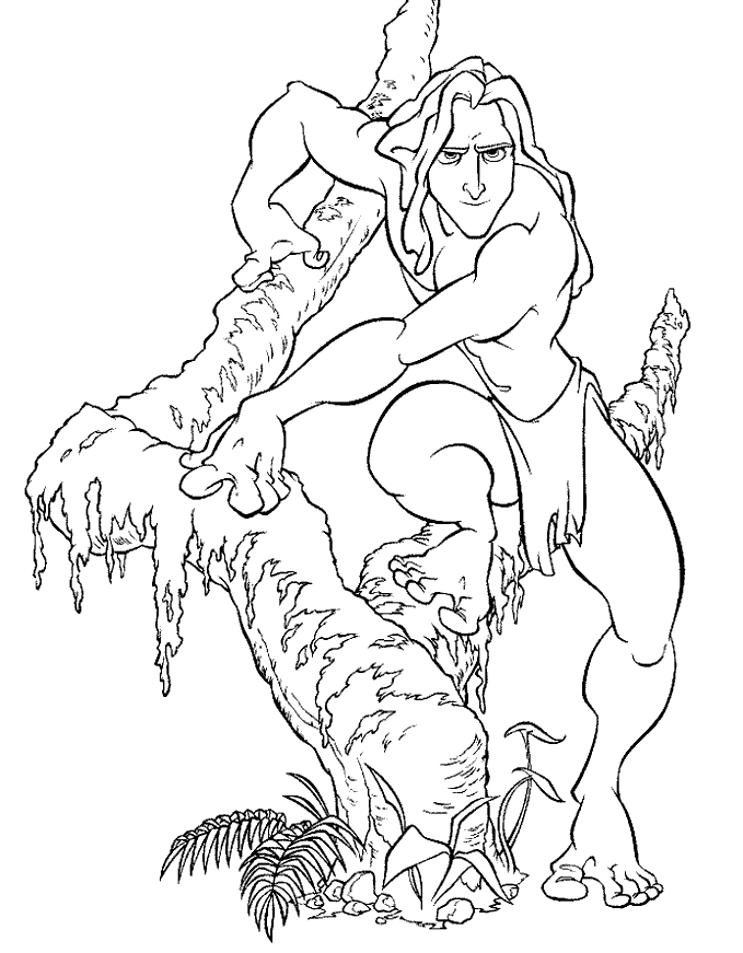 Free Printable Tarzan Coloring Pages For Childrens | Printable