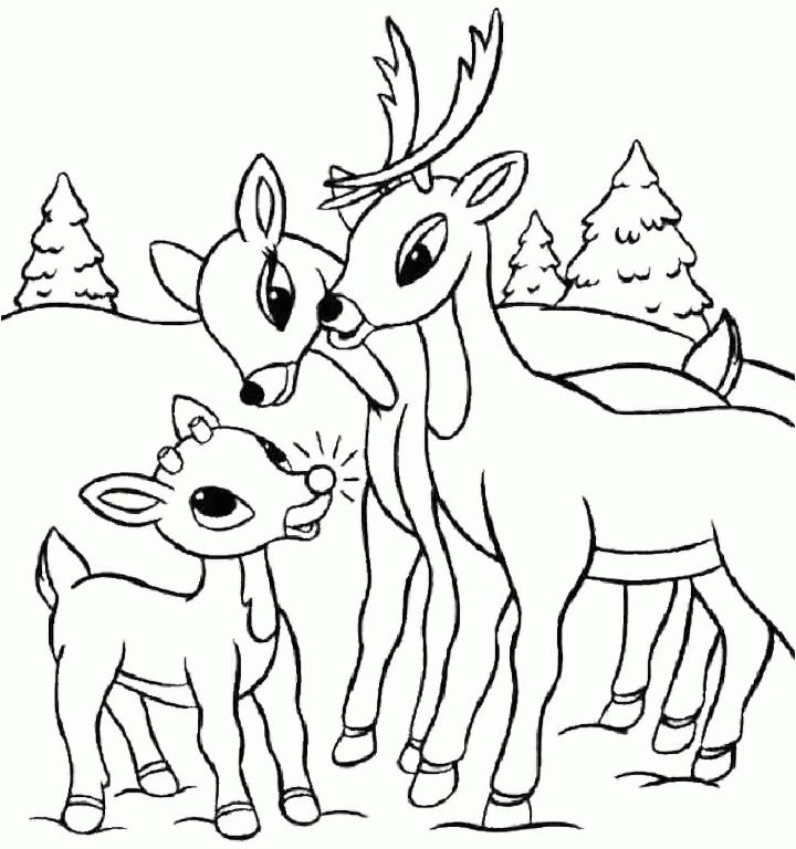 Printable Baby Deer Coloring Pages - Animals Coloring : oColoring.