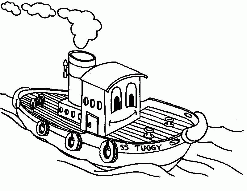 Coloring pages boats - picture 13