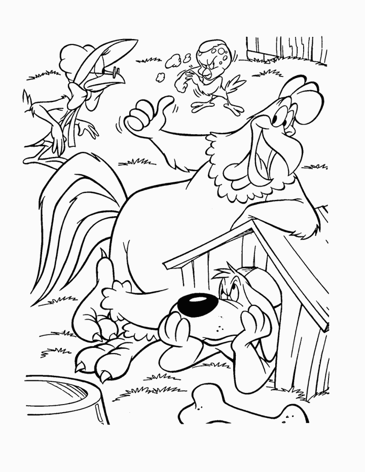 New looney Colouring Pages